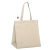 Sac shopping coton modena naturel avec bouton pression aimante