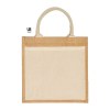 Sac shopping jute avec anses et poche avant en coton : brisbane