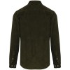 Chemise manches longues en velours homme
