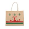 Sac shopping avec motifs de Noël