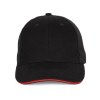 Casquette Baseball avec sandwich - 6 panneaux