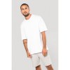 T-shirt unisexe oversize manches courtes