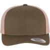 Casquette retro trucker bicolore