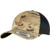 Casquette retro trucker multicam