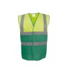 Gilet haute visibilité bicolore