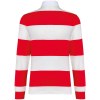 Polo rugby rayé manches longues unisexe
