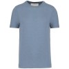 T-shirt slub écoresponsable col rond manches courtes homme