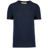 T-shirt slub écoresponsable col rond manches courtes homme