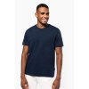 T-shirt slub écoresponsable col rond manches courtes homme
