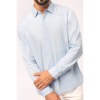 Chemise écoresponsable délavée coton twill homme