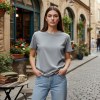 Tee-Shirt femme coton bio 170g LUCIENNE