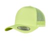 Casquette style trucker fluo