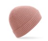 Bonnet en maille côtelée