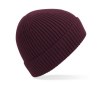 Bonnet en maille côtelée