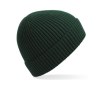 Bonnet en maille côtelée