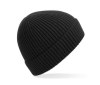 Bonnet en maille côtelée