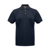 Polo avec boutons contrastés