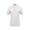Polo femme boutons contrastés