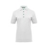 Polo femme boutons contrastés