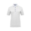 Polo femme boutons contrastés