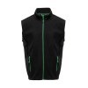 Bodywarmer polaire contrasté
