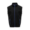 Bodywarmer polaire contrasté