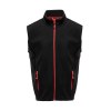 Bodywarmer polaire contrasté