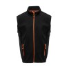 Bodywarmer polaire contrasté