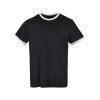 Tee-shirt bords côte contrastés