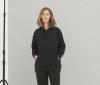 Sweat capuche en coton et polyester recyclés