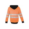 Sweat-shirt à capuche haute visibilité