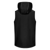 Bodywarmer en softshell avec capuche