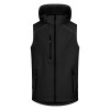 Bodywarmer en softshell avec capuche