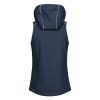 Bodywarmer femme en softshell avec capuche