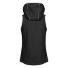 Bodywarmer femme en softshell avec capuche