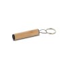Porte-clés lampe de poche en bambou