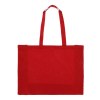 Recycled cotton bag with gusset 140g/m² 49x14x37cm