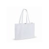 Recycled cotton bag with gusset 140g/m² 49x14x37cm