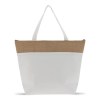Sac isotherme de plage coton/jute 43x33x14 cm