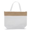Sac isotherme de plage coton/jute 43x33x14 cm