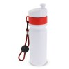 Bidon de sport avec bord et cordon 750ml
