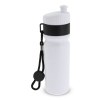 Bidon de sport avec bord et cordon 750ml