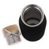 Bouteille isotherme avec couvercle en bambou 500ml