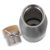 Bouteille isotherme avec couvercle en bambou 500ml
