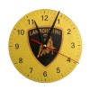 Horloge Made in France - Carré Contre plaqué bois
