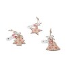 Lot de trois pendentifs en bois FERI