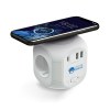MULTIPRISE CUBE AVEC CHARGEUR PAR INDUCTION ET RALLONGE