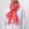 Echarpe longue Faustine Corail