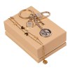 Parure Cacharel Doré (porte-clefs & bracelet)