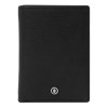 Porte-cartes Flap Button Noir